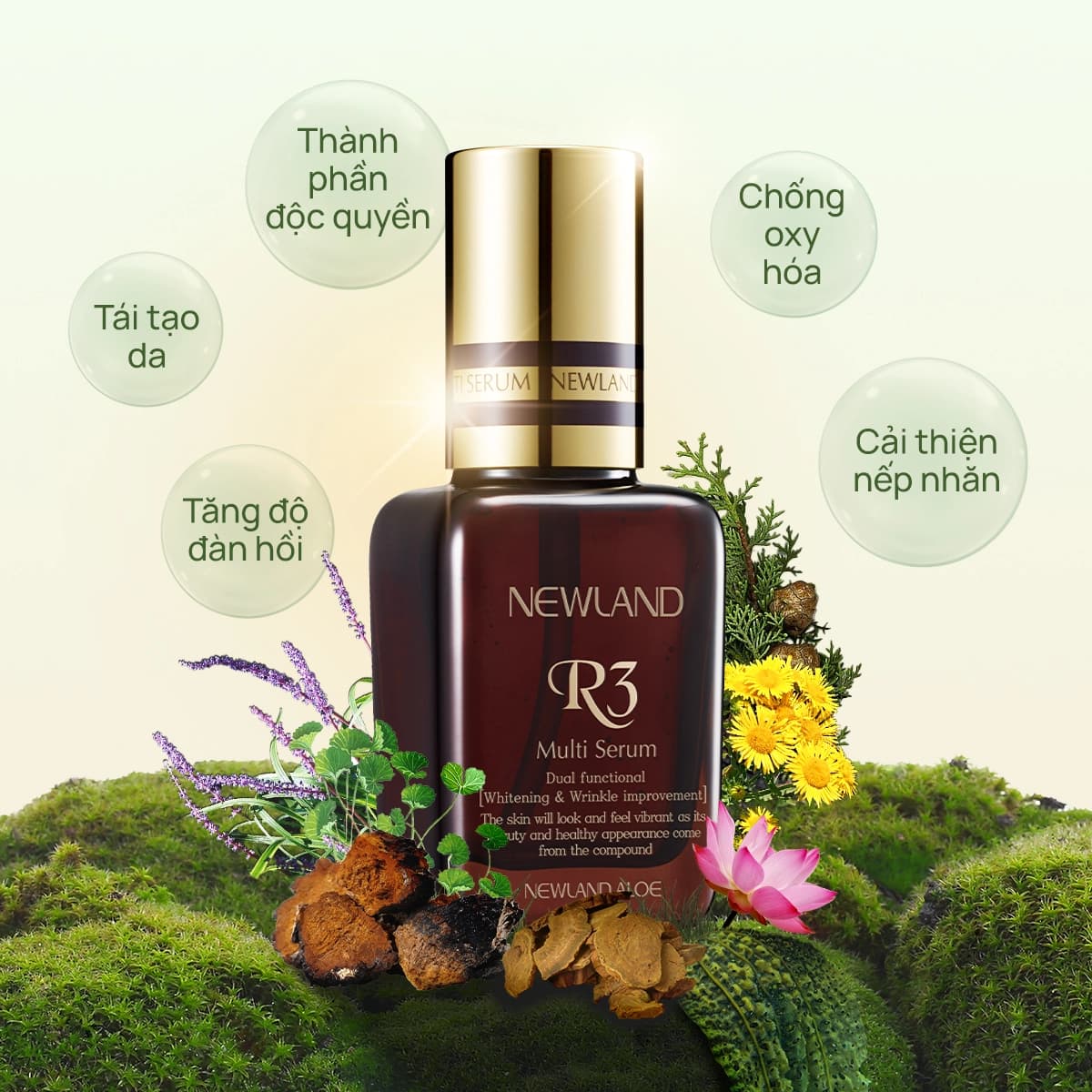 Tinh chất dưỡng trắng Newland R3 Serum